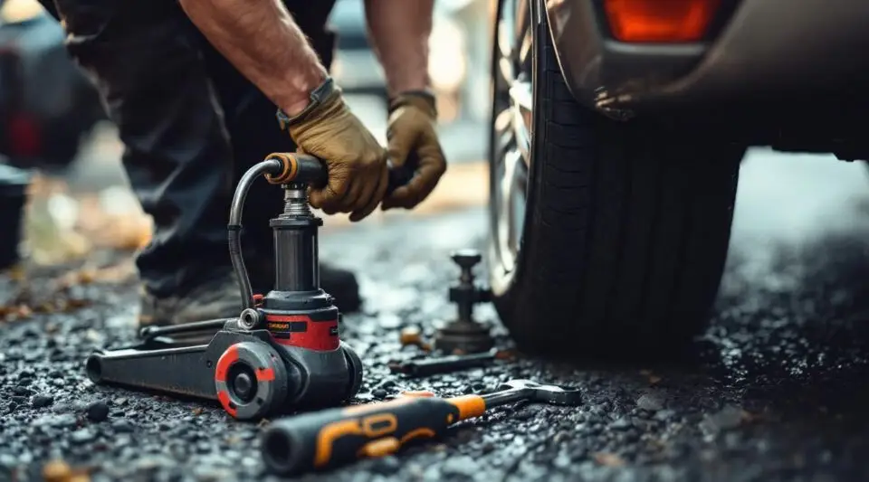Flat Tire Change Service Council Bluffs IA